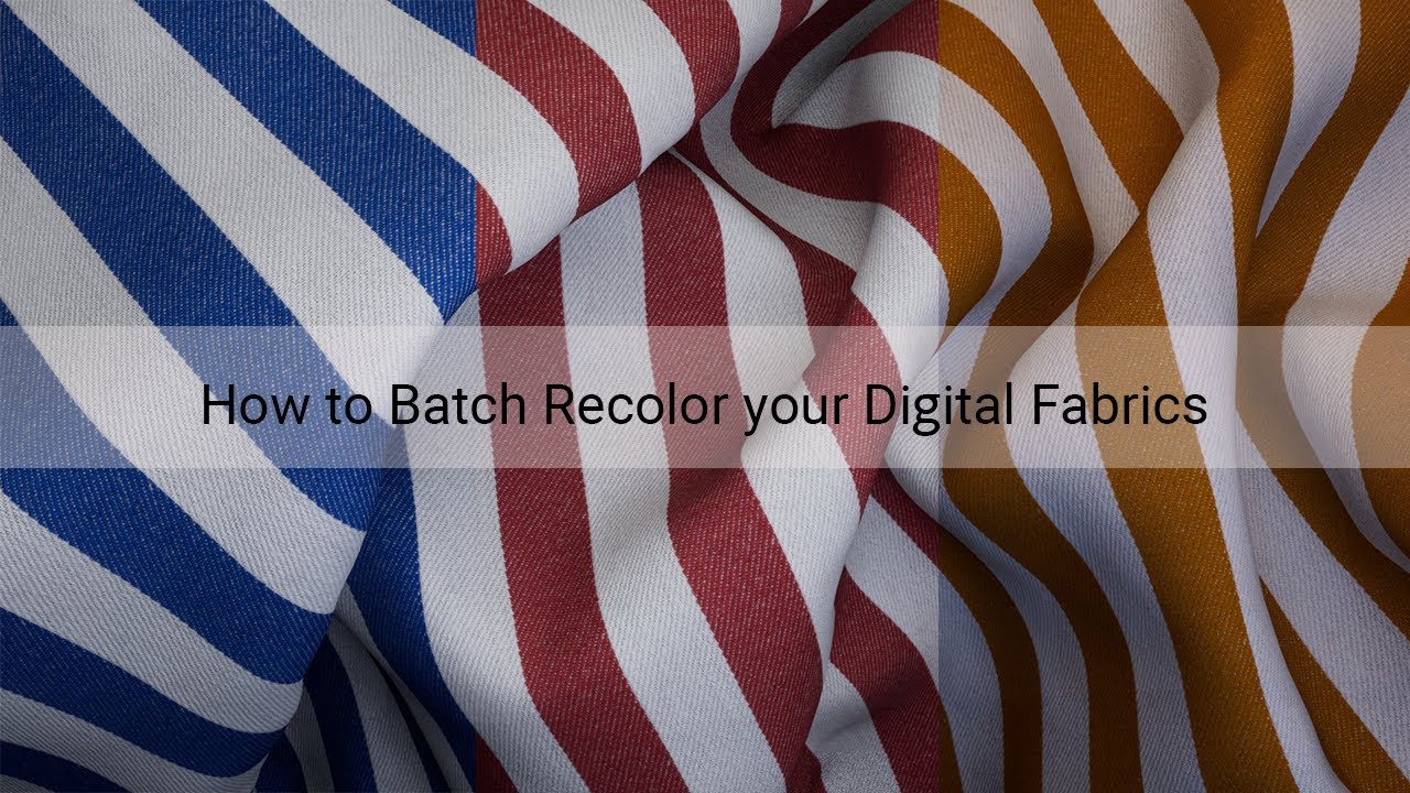 How to Batch Recolor your Digital Fabrics