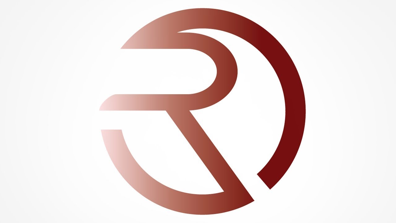 R Letter Logo Design Illustrator | R Letter Logo Vectors - YouTube