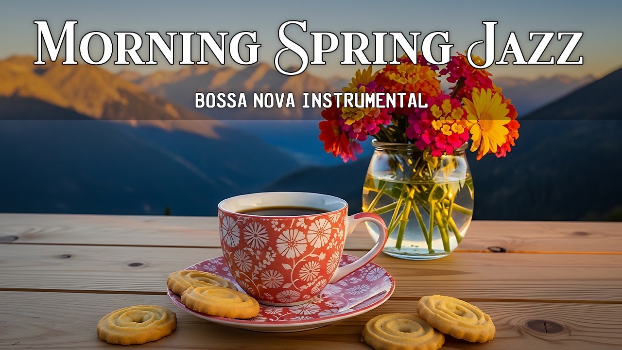 Cozy Morning Spring Jazz 🎷 Soft Coffee Ambience & Bossa Nova for Calm Flow