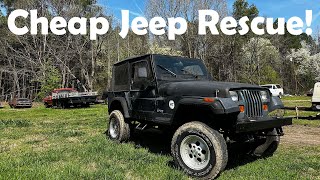 Cheap YJ Jeep Rescue! I'm a Jeep Guy Now?