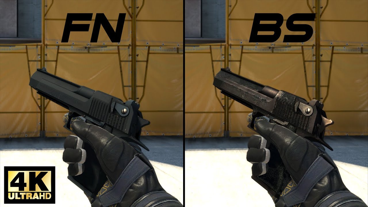 CSGO Desert Eagle Night Skin showcase all floats [4K60FPS] YouTube