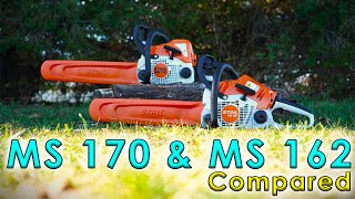 The NEW Stihl MS 162 And MS 170 Compared!
