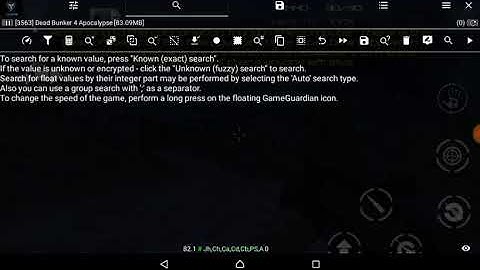 How to use game guardian.. With normal value..