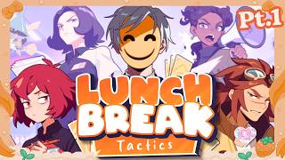 Super Gripping Autobattler Roguelike Deckbuilder | Lunchbreak Tactics Launch Gameplay #letsplay pt.1