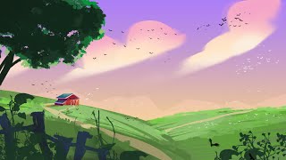 Landscape Digital Painting for Beginners | Paintable Digital Art Tutorial