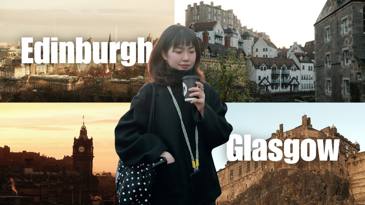 chrismast holiday in Scotland, a few days in Edinburgh and Glasgow, exploring new cities