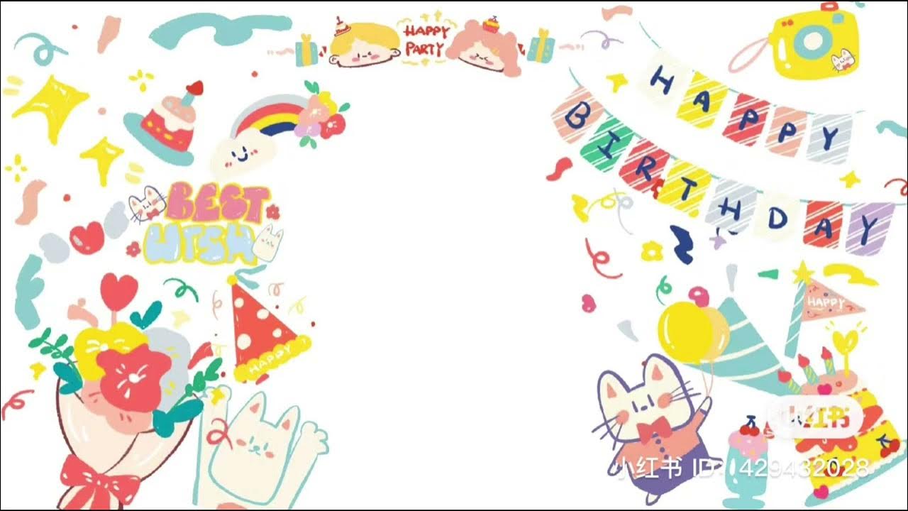Birthday background YouTube
