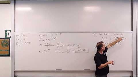 Simple Harmonic Oscillator- Solved Problem 2