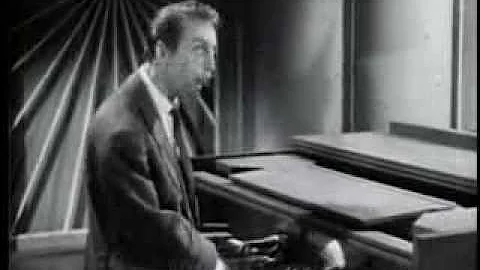 HARRY "The Hipster" GIBSON.  Handsome Harry The Hipster.  1940's Soundie. Boogie Woogie Piano