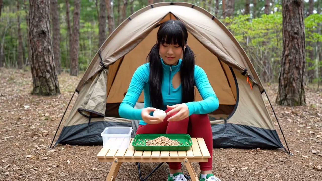 Solo Camping Adventure in the Forest 🌲 | Peaceful Alone Camping in Nature