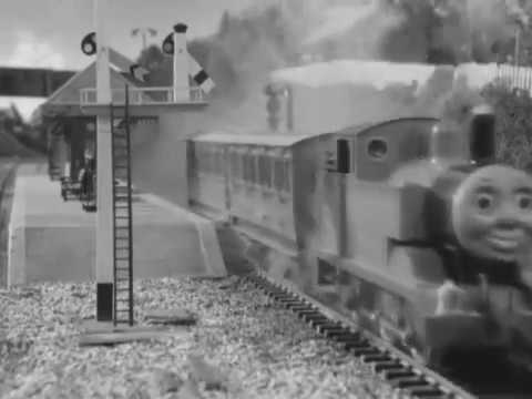 black and white thomas the tank engine