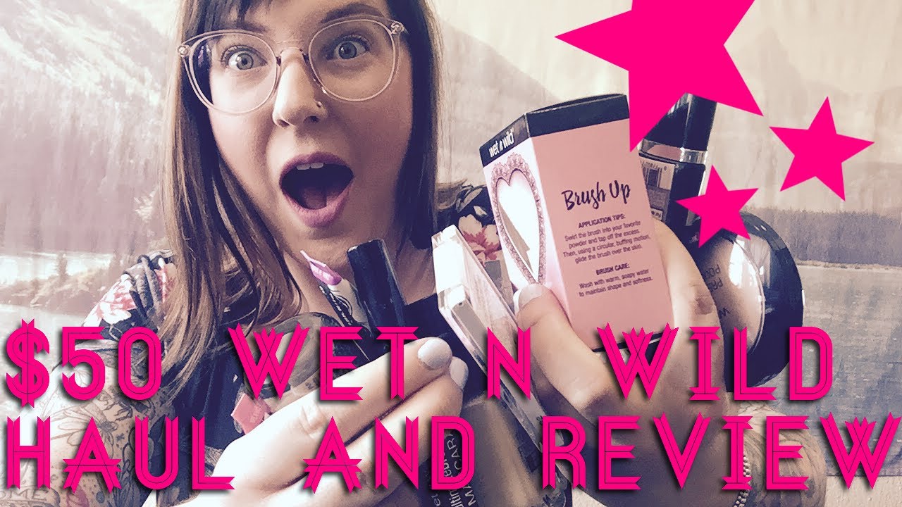 Wet n Wild 50 Haul!! Cruelty Free, Vegan Drugstore Makeup THAT WORKS! YouTube