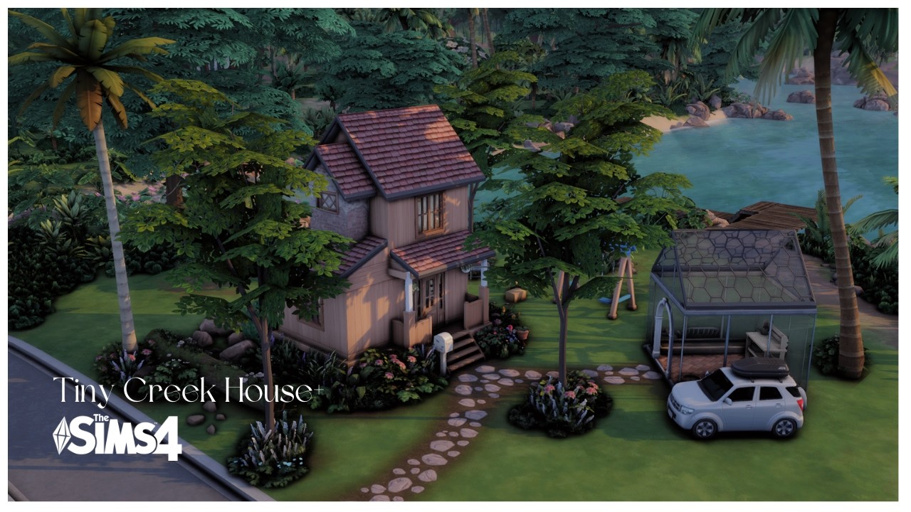 Tiny Creek House | Speed Build | The Sims 4 Indonesia
