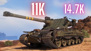 World of Tanks Kranvagn  11K Damage 7 Kills & 2x Kranvagn  14.7K & 12K