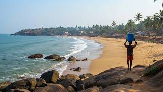 Morning Walk Along Agonda Beach, South Goa, India screenshot 1