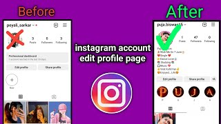 instagram account edit profile page || Instagram profile edit tutorial