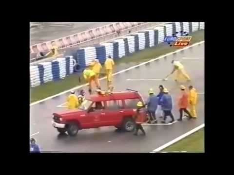 F1 Barcelona 1996 - Frentzen's huge crash in Warm Up