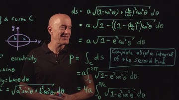 Arc Length: Perimeter of an Ellipse | Lecture 36 | Vector Calculus for Engineers