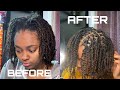 first time WASHING and RETWISTING my starter locs!! | Jaylen Synae