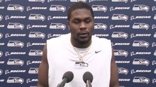 seahawks defensive lineman malik mcdowell rookie minicamp press conference