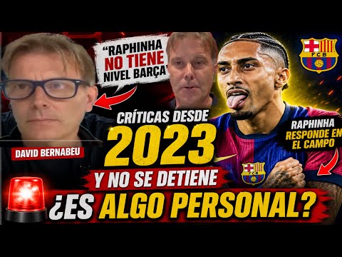 🐀David Bernabéu is Raphinha's #1 hater. It's personal: he's been criticizing him since 2023
