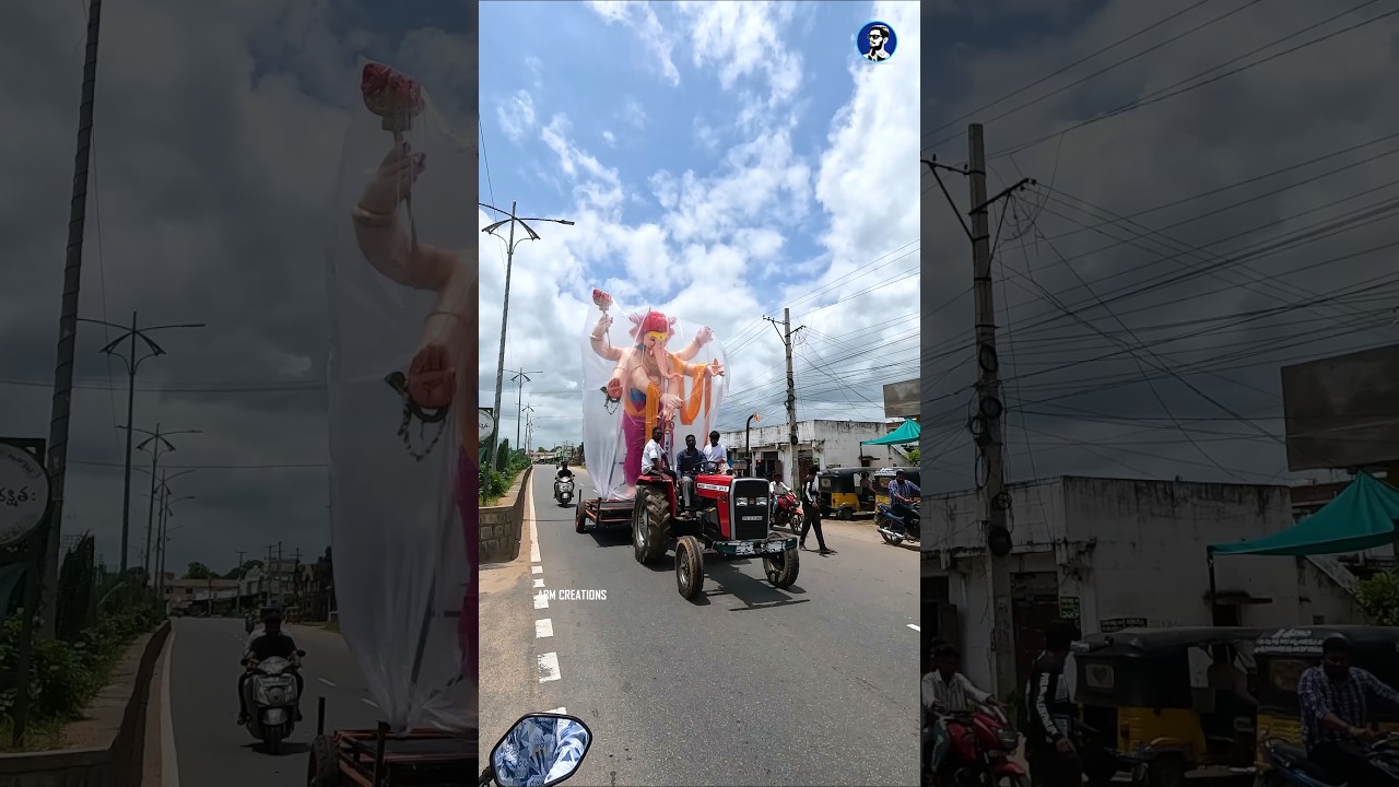 Most Famous Ganesh Idols Transportation👌👌