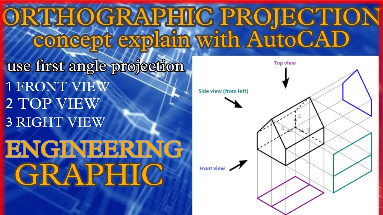 ORTHOGRAPHIC PROJECTION ENGINEERING DRAWING IN HINDI LANGUAGE FULL ...