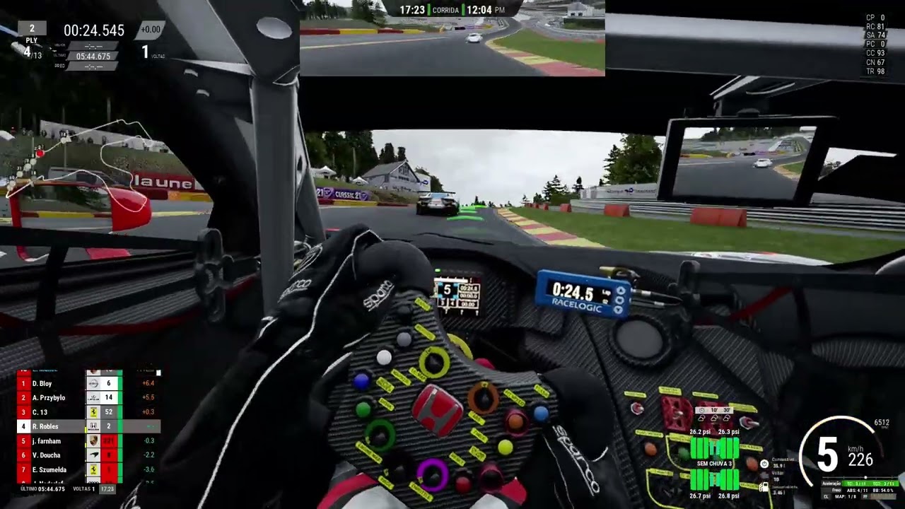 Assetto Corsa Competizione - treinando com Controle Xbox