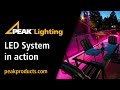 Peak lighting led system in action