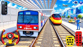 🚆 CRAZY TRAIN DRIVING Challenge! 🚦 Can I Avoid the Oncoming Train? | 3D Driving Class screenshot 5