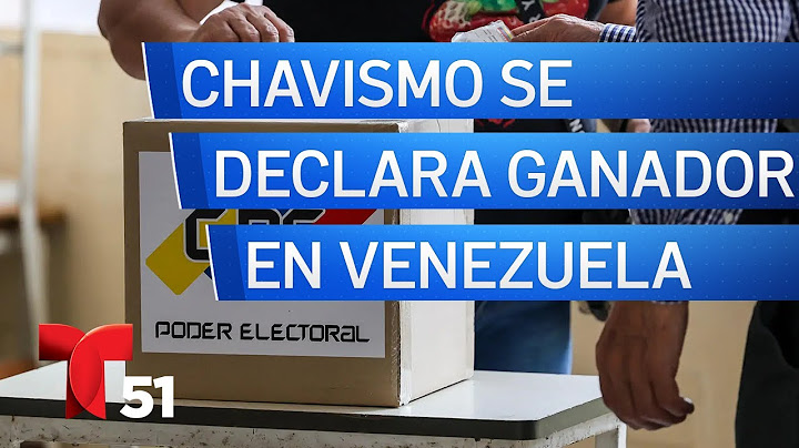 Chavismo se declara ganador de elecciones legislativas en Venezuela