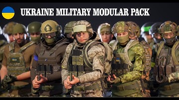 Ukraine Military Modular Pack Unity