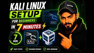 Kali Linux Setup for Beginners in 7 Minutes ⚡