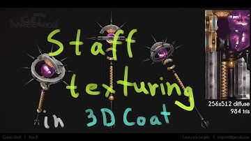 | PigArt | : Staff texturing in 3D Coat