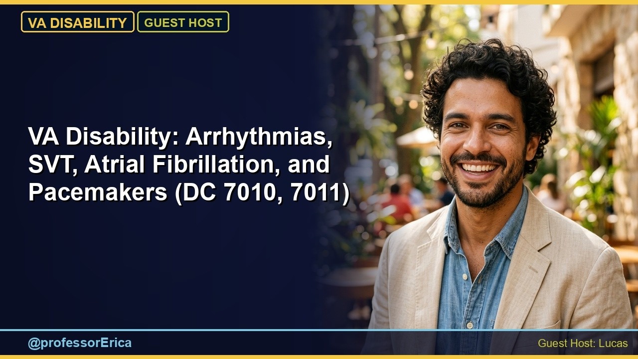 VA Disability: Arrhythmias — SVT, Atrial Fibrillation, and Pacemakers