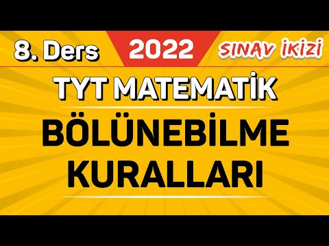 BÖLÜNEBİLME KURALLARI (8/40) | Sınav İkizi Kampı #2022yolcusu | ŞENOL HOCA