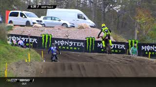 Gajser battle with Seewer - MXGP Race 2 - MXGP of Trentino 2020