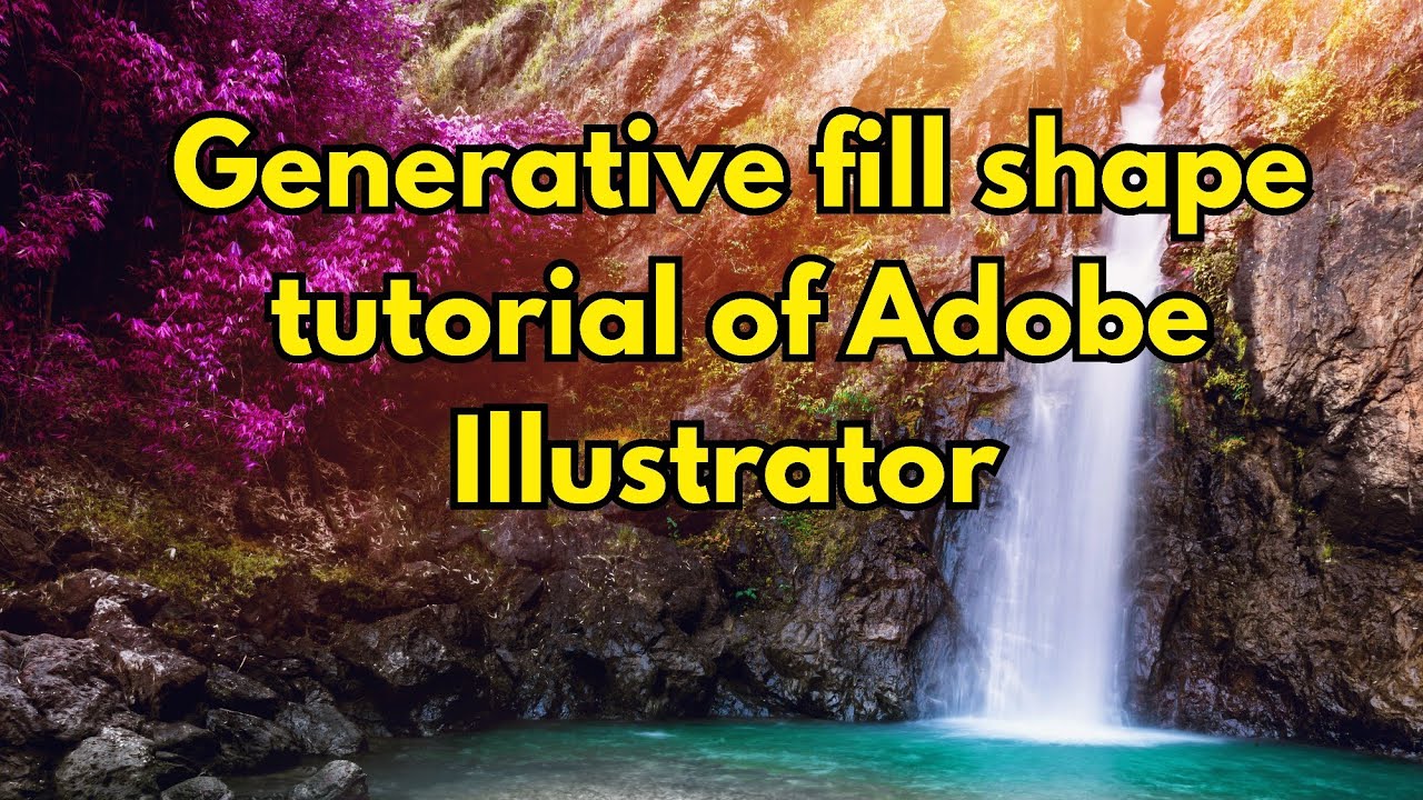Generative fill shape tutorial of Adobe Illustrator - YouTube
