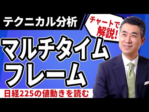 日経先物チャートで解説。“マルチタイムフレーム”で、日経２２５先物の価格の変化を読み取る！
