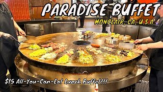 Paradise Buffet - Montclair CA USA | Food Tours 