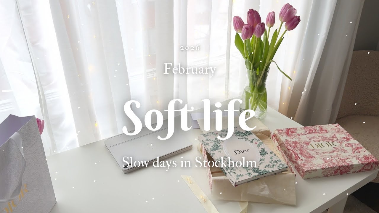 Тихий влог: моя уютная жизнь, распаковка Dior, еда | Стокгольм, Швеция