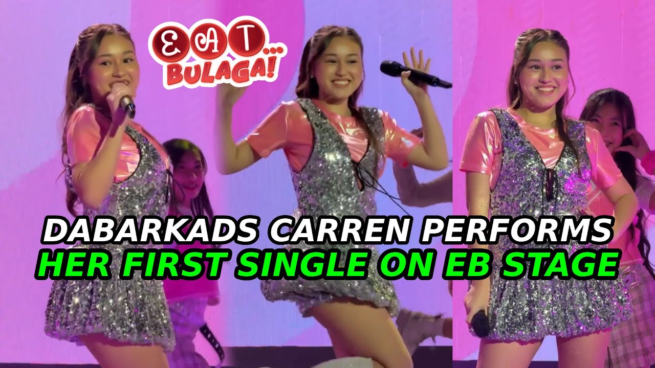 Dabarkads Carren Eistrup Performs Her First Single "TIBOK" On Eat Bulaga Stage | TVJ TV5 | IK