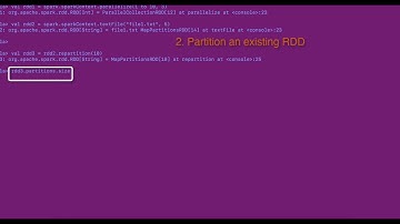 How to create partitions in RDD
