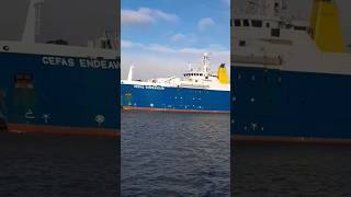 CEFAS Endeavour moored up in Lowestoft #youtubeshorts #cefas #endeavour #boat