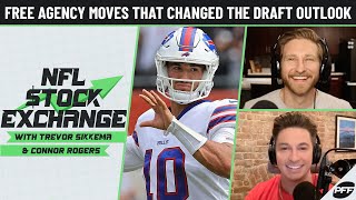 Free Agency Moves That Changed The 2022 NFL Draft Outlook | NFL Stock Exchange | PFF
