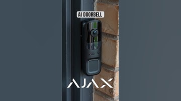 Ajax Video Doorbell with built-in AI and PIR sensor