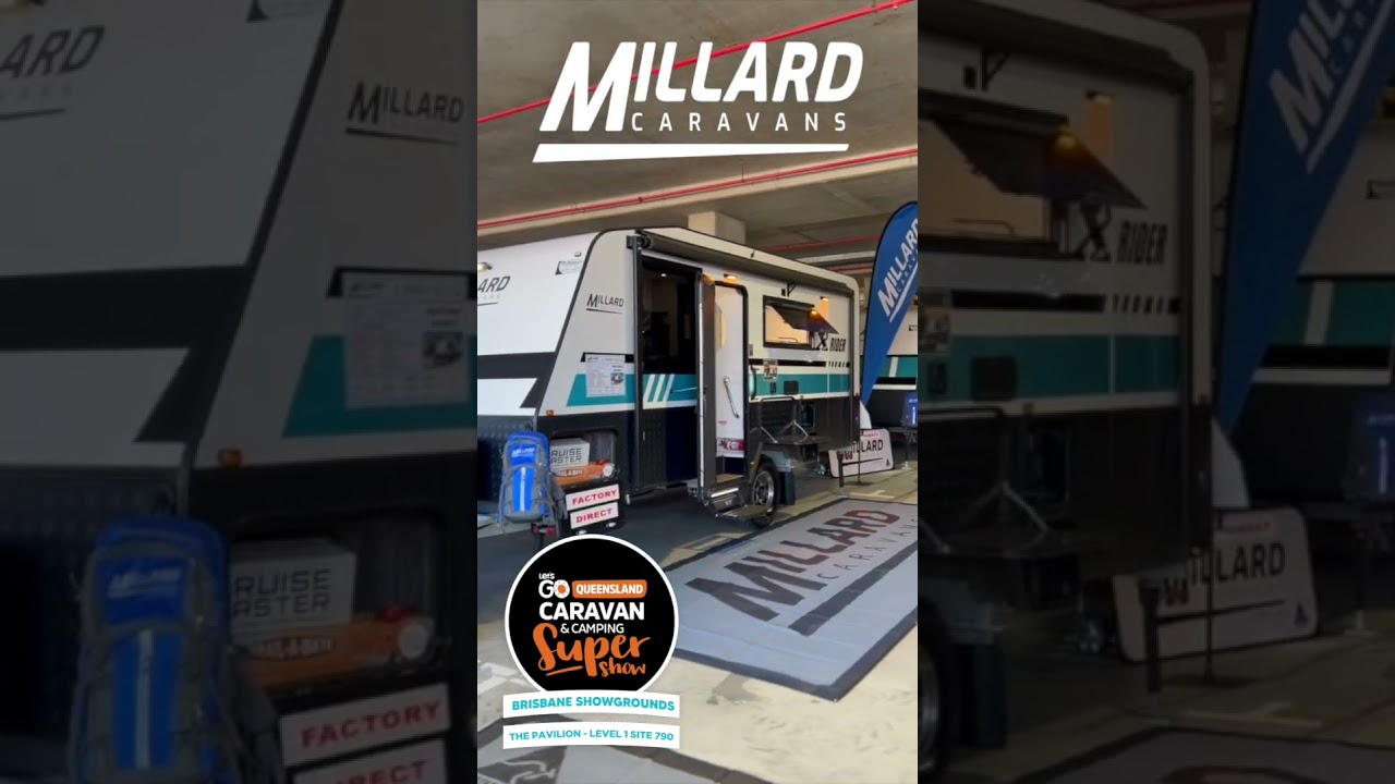 Day 1 of the Queensland Caravan & Camping Supershow. Millard Caravans #caravans