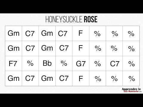 Video thumbnail: Honeysuckle Rose - Playback jazz manouche - Gypsy jazz backing track / play along