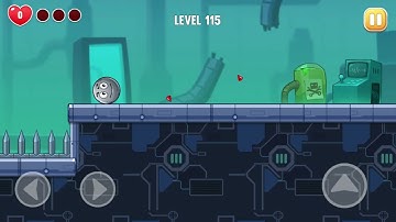 Bounce Ball Adventure Android & ios Mobile Game Red Ball Level 115