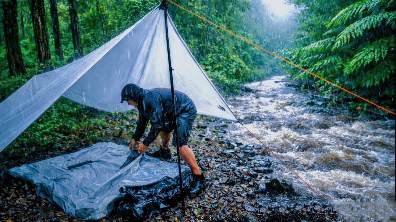 I Didn’t Expect This… Best Solo Camping Moments in the Worst Weather 🌧️